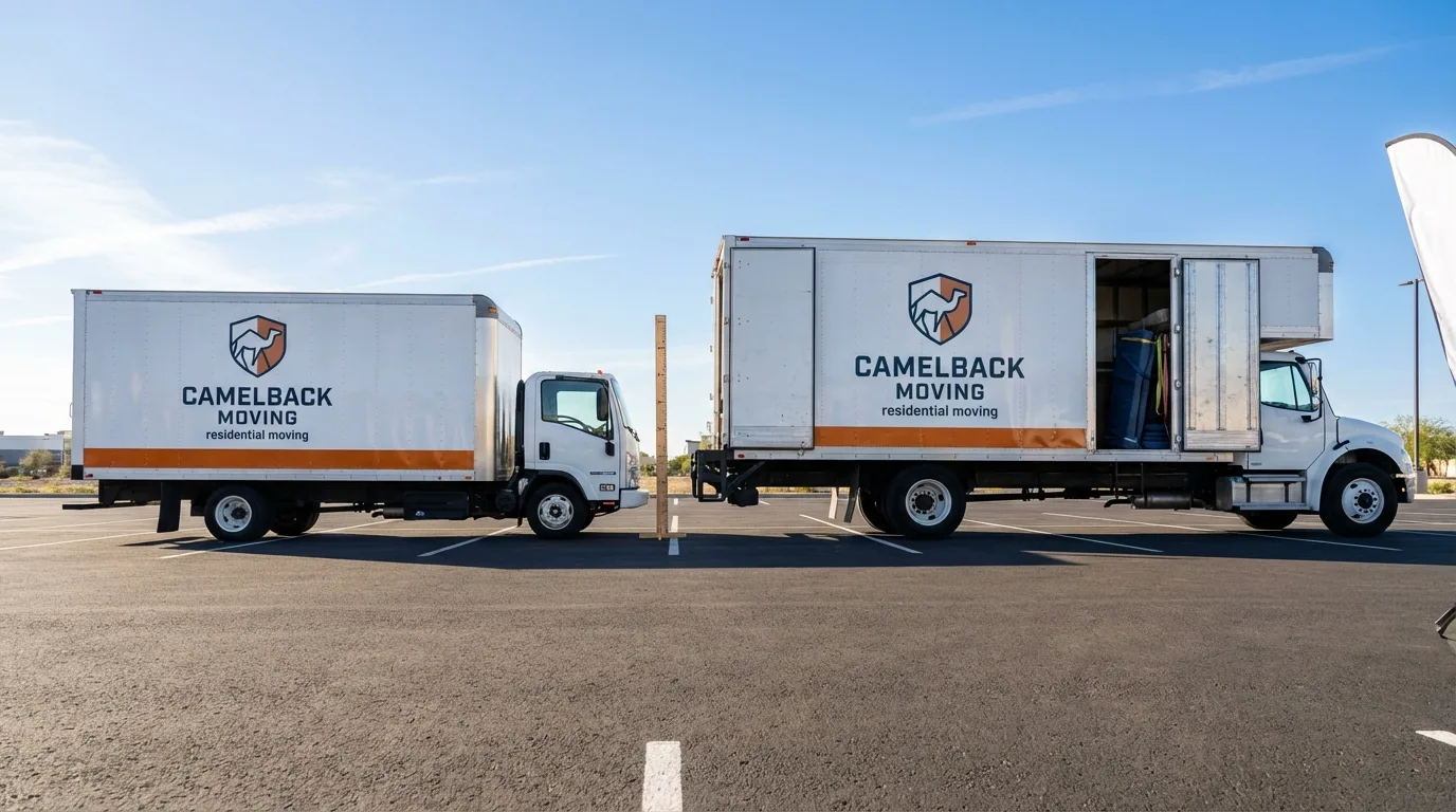 Moving truck size capacity guide in Robbinsville